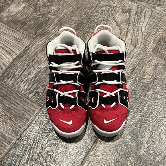 Nike Air More Uptempo Bulls Hoops Pack GS 415082 600 - Picture 4 of 10